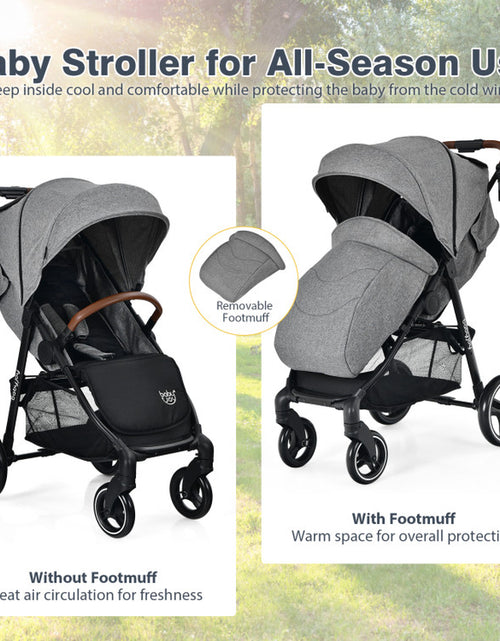 Load image into Gallery viewer, High Landscape Baby Stroller with Easy One-Hand Fold Design
