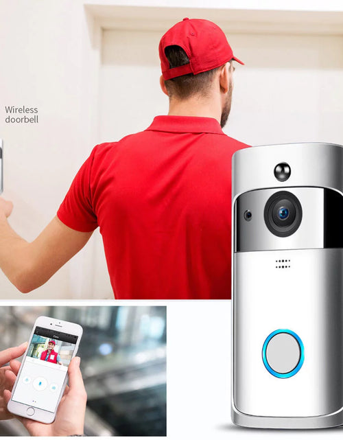 Load image into Gallery viewer, Wifi Smart Video Doorbell Camera Wireless Door Bell 720P HD Wireless Home Security Doorbell Camera
