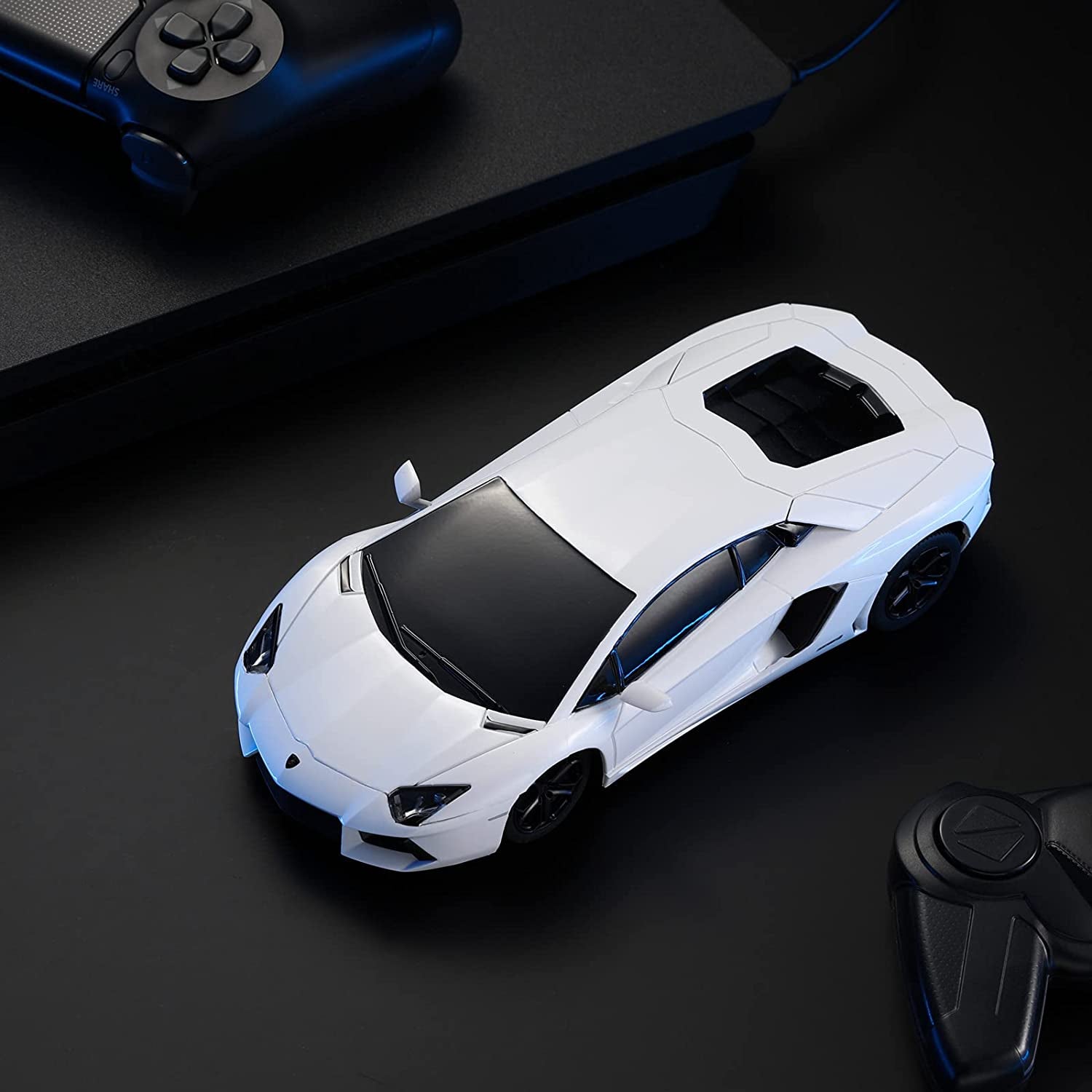 X Rastar Remote Control Car, 1:24 Scale Aventador Coupe Race Toy Car, RC Hobby Model Vehicle for Boys, Girls and Adults, White