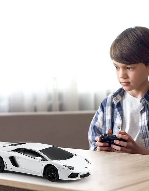 Load image into Gallery viewer, X Rastar Remote Control Car, 1:24 Scale Aventador Coupe Race Toy Car, RC Hobby Model Vehicle for Boys, Girls and Adults, White
